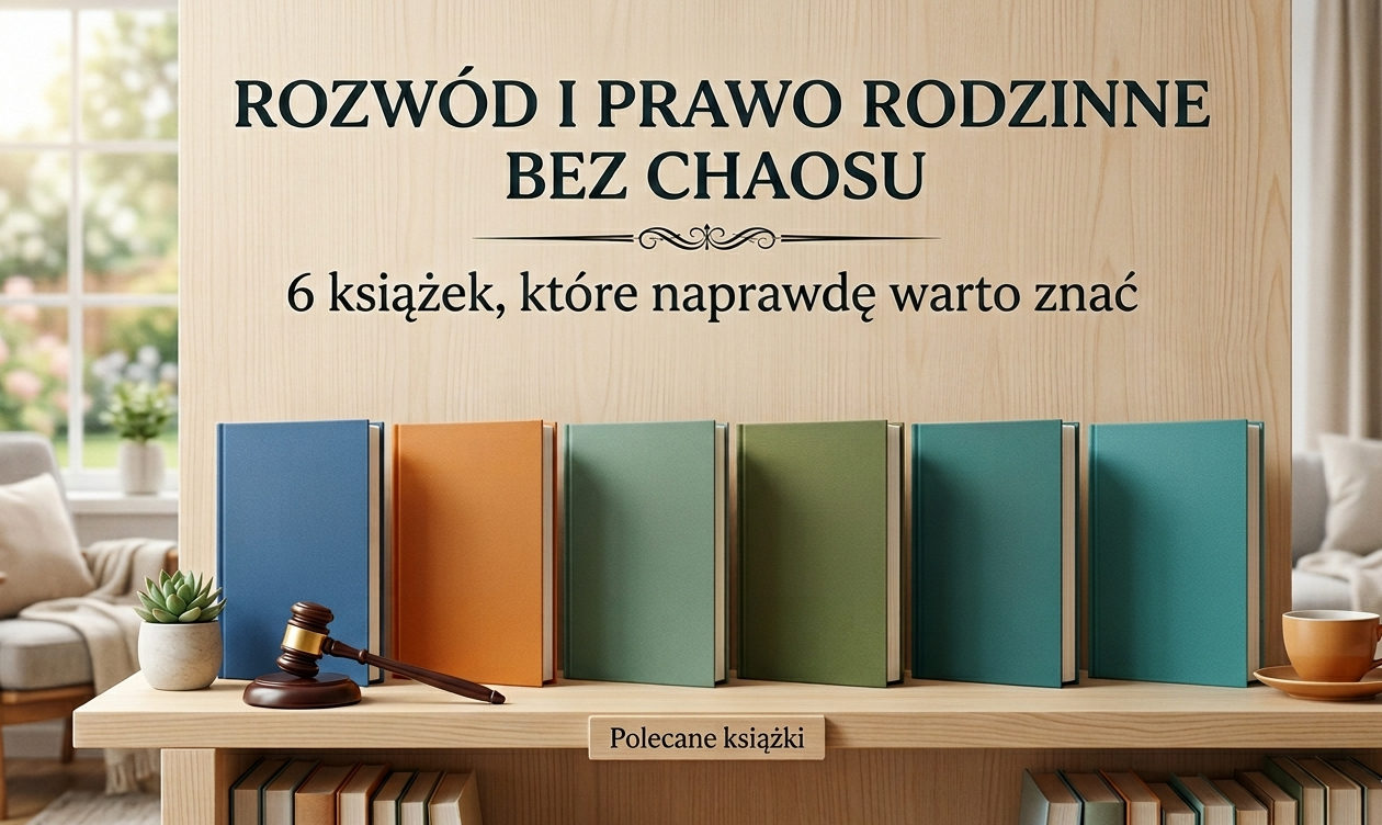 Rozwód i prawo rodzinne bez chaosu – 6 książek, które naprawdę warto znać